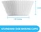 White Cupcake Liners – 400 Standard Greaseproof Baking Cups for Muffins, Desserts, Candies, Holidays & Birthdays